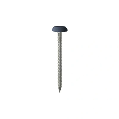 Image of 3x TIMCO Polymer Headed Nails A4 Stainless Steel Anthracite Grey PN50AG Pack of 100