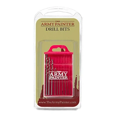 Image of The Army Painter Drill Bits, Pack of 10 Different Sizes, Ø 0.7 mm to 3.0 mm, for Use with Miniature Model and Handheld Hobby Drilling Vice Pinning Tool, Accessories Tabletop Wargames