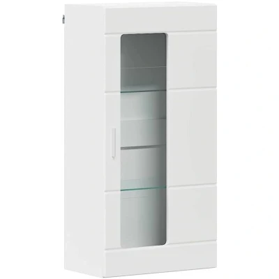 Image of vidaXL Wall mounted Cabinet White 55 x 29 100 cm Engineered wood