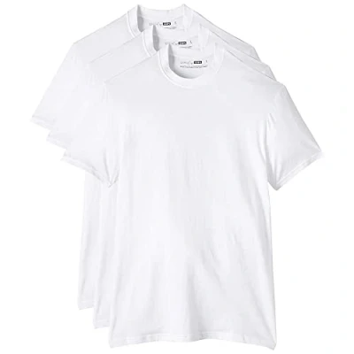 Image of DIM Men&#039;s 100% Light Cotton Organic x3 T Shirt, White, M