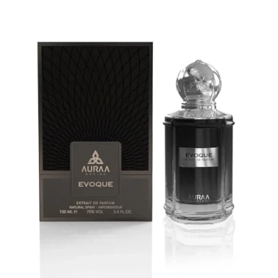 Image of Evoque Extrait Perfume 100ml by Auraa Desire Cardamom Bergamot Plum Scent for Men and Women