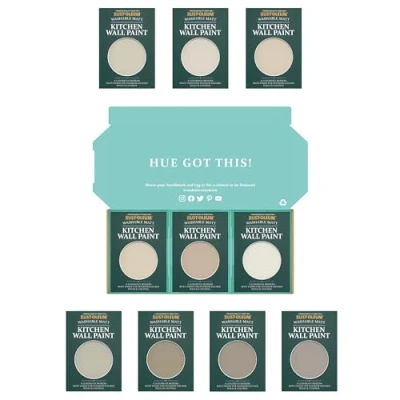 Image of Rust Oleum Kitchen Wall Paint in Matt Finish Restful Neutrals Tester Box