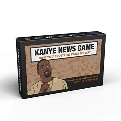 Image of Bubblegum Stuff Kanye News Game Guess The Fake Quote Comedy Card Guessing Suitable For Family, Kids, Teenagers &amp; Adults