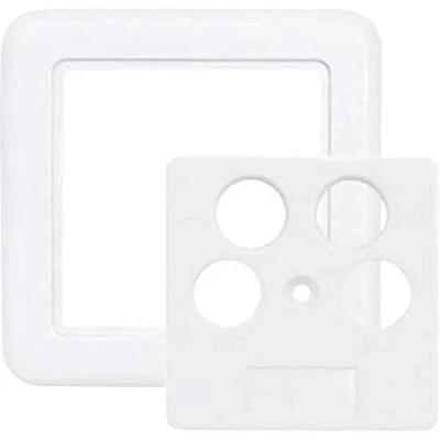 Image of Axing SZU 2 14 Cover plate two parts for antenna wall socket, white