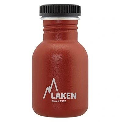 Image of LAKEN Unisex Adult Heavy Duty Stainless Steel Bottle 0.35L Red, 0.35