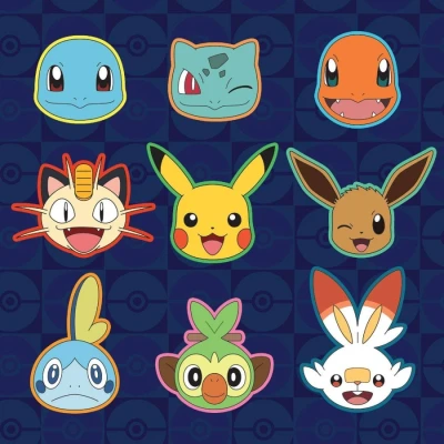 Image of Danilo Promotions Happy Birthday Card, Pokemon Card Pokemon, Multi, 6 x