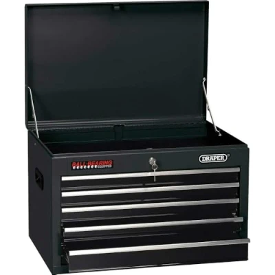 Image of Draper Tool Chest, 5 Drawer, 26&quot;, Black