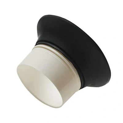 Image of Alnicov Bass Drum Enhancer ABS Rubber Kick with Black Port Hole Protector White