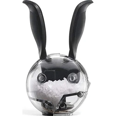 Image of Durable Rabbit Type Salt Shaker Black Pepper Mill Grinder Acrylic