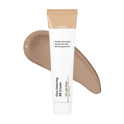 Image of PURITO Cica Clearing bb Cream #21 Light Beige 1 fl.oz / 30ml, Vegan cream, foundation, cruelty free