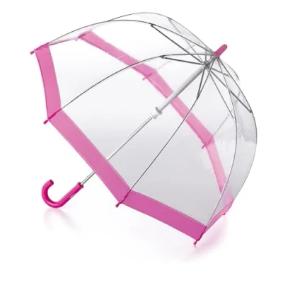Image of Fulton Funbrella Birdcage Kids Umbrella Pink Trim, Medium