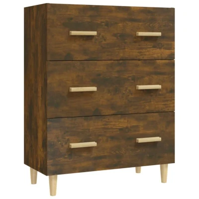Image of vidaXL Sideboard Smoked Oak 70x34x90 cm Engineered Wood