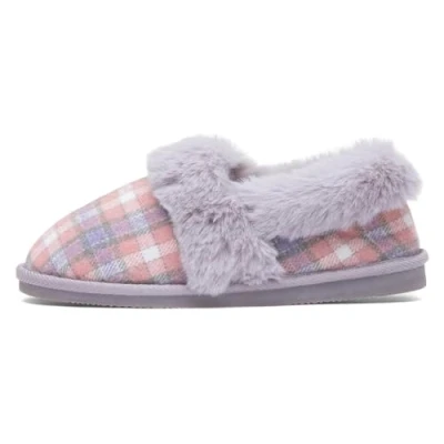 Image of Jo &amp; Joe Ballyfin Womens Pink Full Slipper Size 7 UK Grey