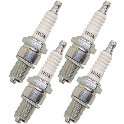 Image of Set (8pcs) NGK Standard Spark Plugs Stock 5722 Nickel Core Tip 0.032in BR9ES