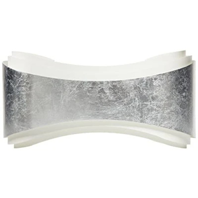 Image of Selène Ionica LED wall lamp with silver leaf
