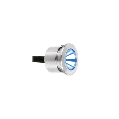 Image of Round LED Marker Light (Driver Required) 1W Blue Aurora