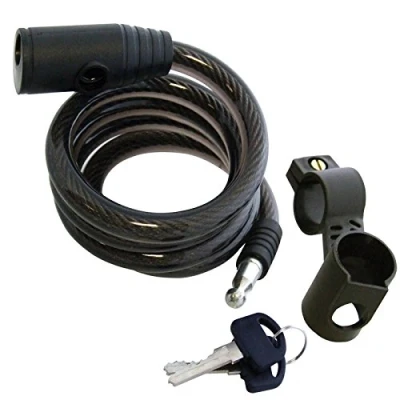 Image of Cable Bike Lock with Bracket Keyed 120cm x 1200mm