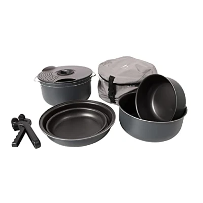 Image of Bo Camp Cookware set Camping 7 Pieces Aluminum