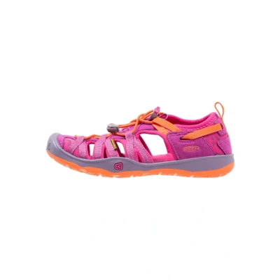 Image of Keen Unisex Kids Moxie Sandal y Sandal, Purple Wine Nasturtium, 3 UK