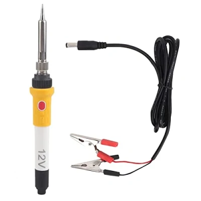 Image of Fafeicy Soldering Iron Kit 60W 12VDC, Electric Gun, Solder Gun Ceramic Heating Core, with Clip and Power Cable