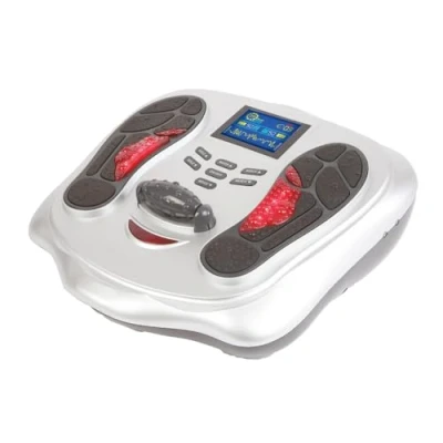 Image of Easylife Deluxe Circulation Pro to Boost Blood Flow (Silver). EU Medical Standard Revitaliser for Leg &amp; Foot Massager. Exerciser Sitting Down with Remote Control Fully Guaranteed