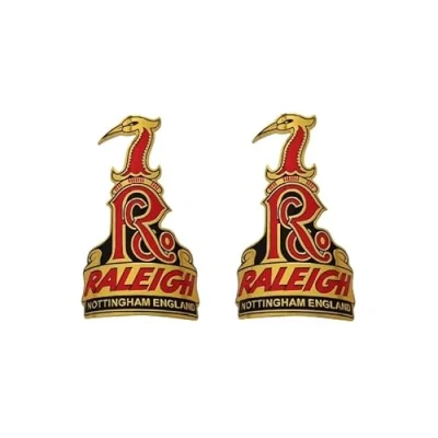 Image of Ruilin MTB Bike Head Badge Decals Stickers BMX Foldable Frame Sticker (Raleigh)