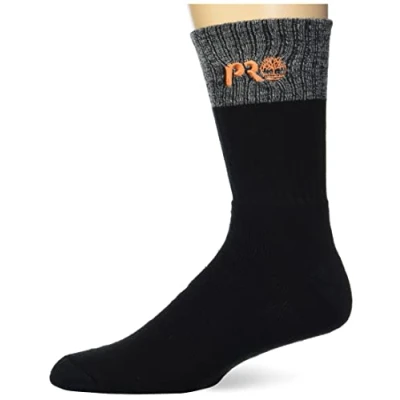 Image of Centric Brands Men&#039;s 2 Pack Colorblock Boot Crew Socks, Black, Large
