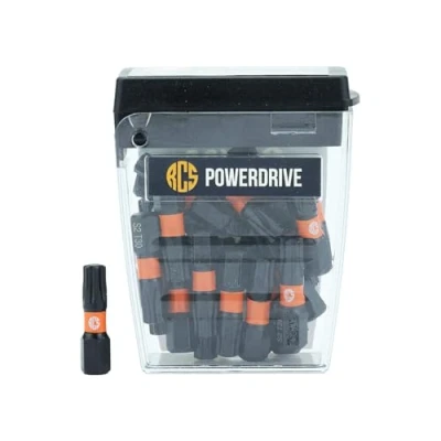 Image of RCS T30 25mm Length Impact Screwdriver Bits (Tub of 25)