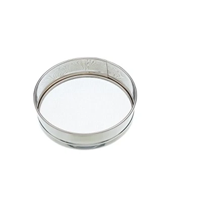 Image of KitchenCraft Fine Mesh Tamis / Drum Sieve, Silver, 20.5 cm
