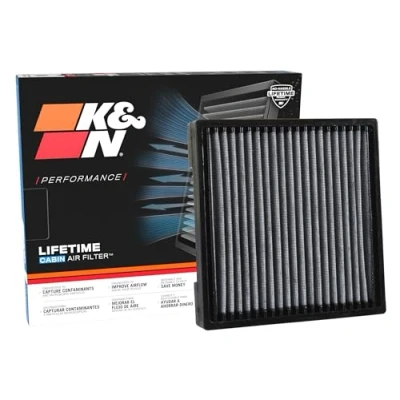 Image of K&amp;N Cabin Air filter compatible with Subaru BRZ &amp; Toyota GT86 2012 (VF1013),White,‎28.96 x 19.56 5.33 cm; 308.44 Grams