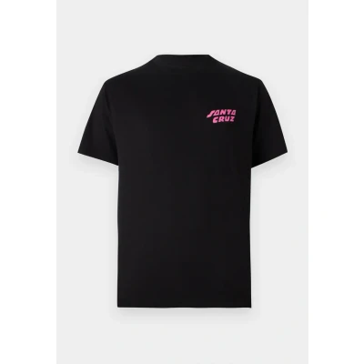 Image of Santa Cruz Grabke ALL Around Stack Unisex Print Tshirt, Size: XL, Black