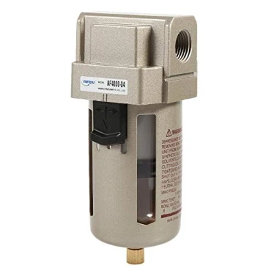 Image of Zerodis 1/2&#039;&#039; Air Filter Compressor Water Moisture Trap Separator Regulator Accessories Aluminum Alloy and PC Material 5μm Rated Flow Rate 4000L/Min
