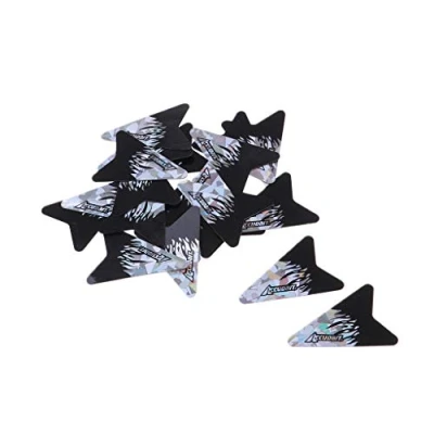 Image of Mealoodiousmusea 20 Pieces Professional Dart Flights Plastic Tail Wing Darts Protectors Style P