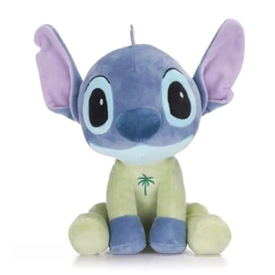 Image of Disney 10 Inch Four Pawed Romper Plush Stitch Green Pyjama Sitch Soft Toy