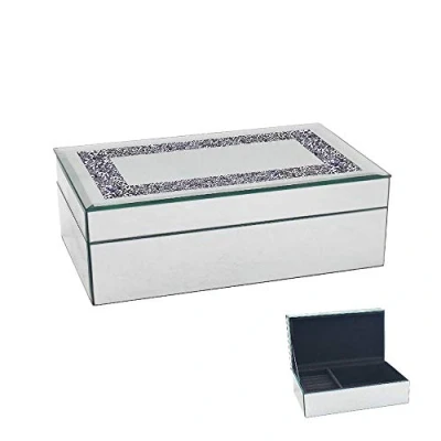 Image of Lesser and Pavey Multi Crystal Large Jewellery/Trinket Box
