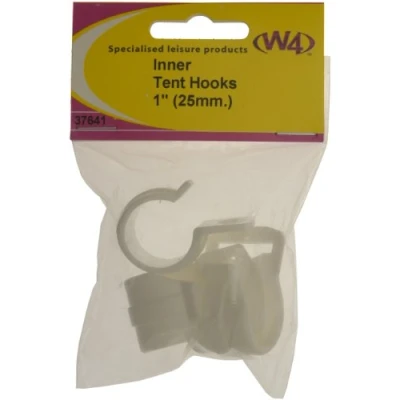Image of W4 Inner Tent Hooks Off White, 1 Inch