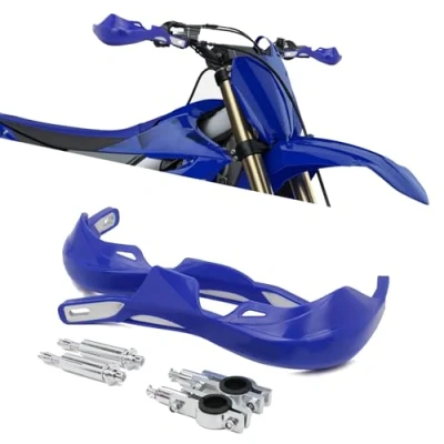 Image of AnXin Motorcycle Handguards Aluminum Hand Guards Universal For 7/8&quot; And 1 1/8&quot; Brush Bar off Road ATV Motocross Dirt Bike Enduro Blue
