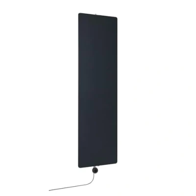 Image of Milano Ria 800W Anthracite Vertical Single Flat Panel Electric Radiator WiFi 1800mm x 500mm