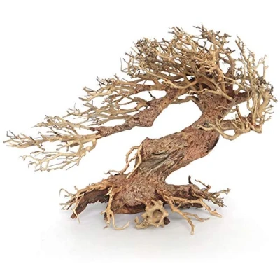 Image of Amtra Oriental Wind 3 wood, handmade, for aquarium, 30X13X23 CM