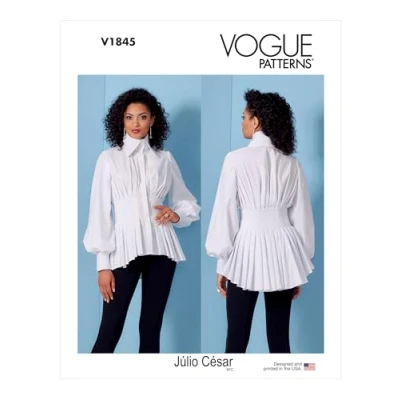 Image of Vogue Patterns V1845F5 Misses TOP/Vest F5 (16 18 20 22 24)