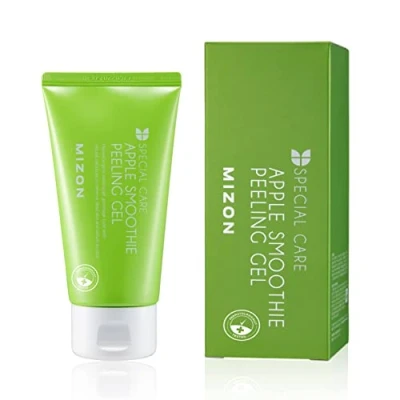 Image of [MIZON] Apple SMOOTHIE PEELING Gel (120ml) Korean Skincare Exfoliating with Extract Softens &amp; Firms Skin Tone Correction Hydration Sebum Control