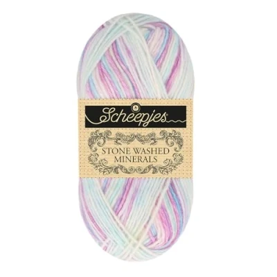 Image of Scheepjes Stone Washed Minerals 907 Amethyst Mist (130m) Soft Yarn 1x50g
