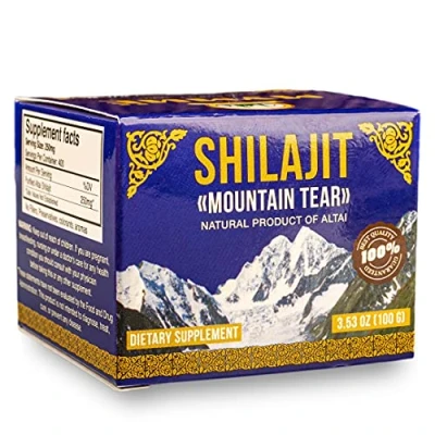 Image of Shilajit Cream Resin Balm from Altai Mountains Siberia 100g (3.4 oz)
