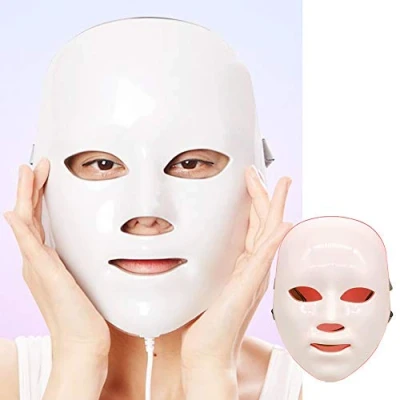 Image of LED Photon Light Therapy Face Mask Lite Beauty Care Facial with 7 Color