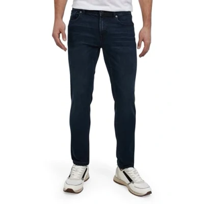 Image of DKNY Mercer Skinny Fit Denim Jeans for Men, Blue Black, 32W x 30L