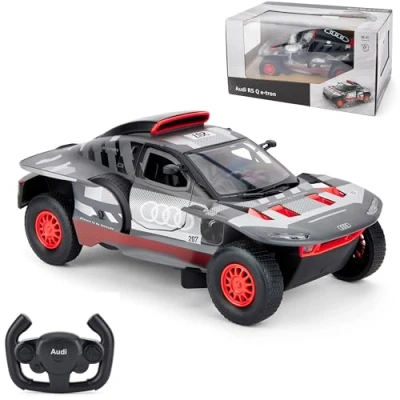 Image of 1:14 Scale Audi RS Q e tron E2 RC Car Grey, High Speed Racing Toy, Perfect for Indoor and Outdoor Fun