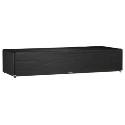 Image of vidaXL Sunlounger Cover Outdoor Furniture Protection Water/UV Resistant Polyethylene Black 205 x 75 40 cm 12 Eyelets