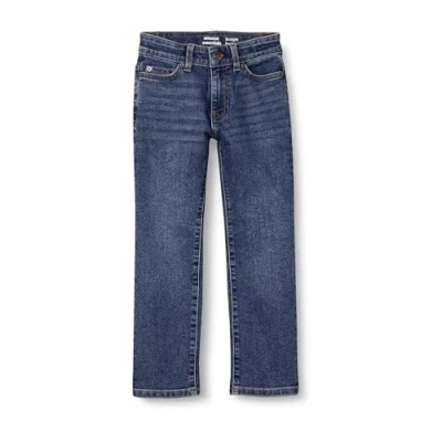 Image of Amazon Essentials Boys&#039; Regular Straight Cut Jeans, Medium Wash, 10 Years Plus