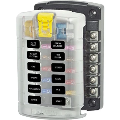 Image of Blue Sea Systems 5029 Fuse Block Screw Term Blade