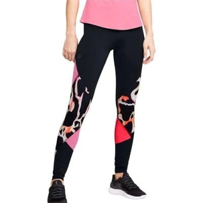 Image of Under Armour Rush Wild Leggings Women&#039;s Black, XS